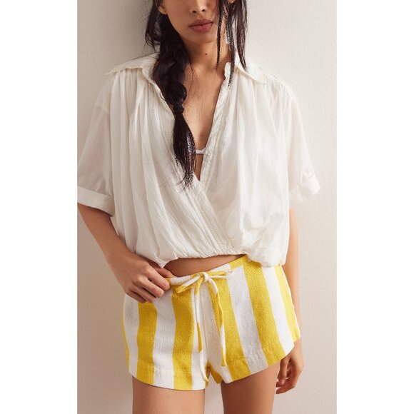 Free People Pants - 🆕 FREE PEOPLE Hot Hot Hot Shorts / Yellow Combo